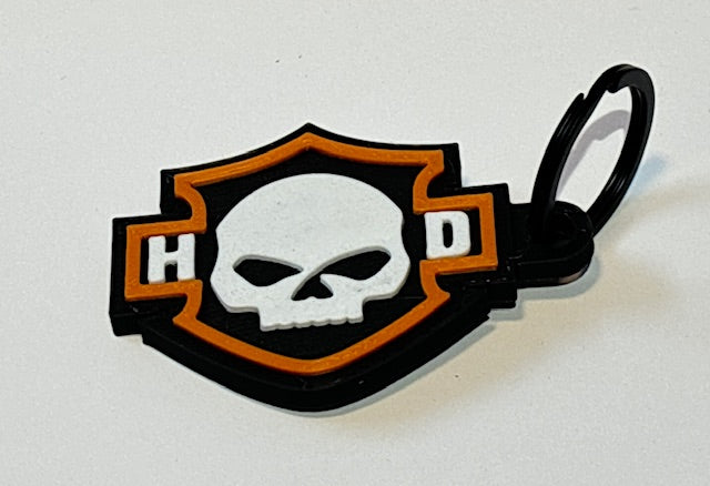 Willie G Skull Keychain
