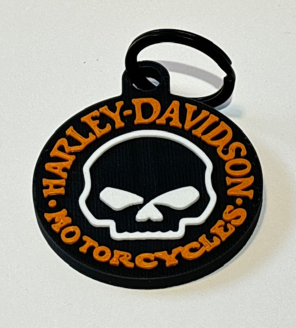 Willie G Skull Keychain