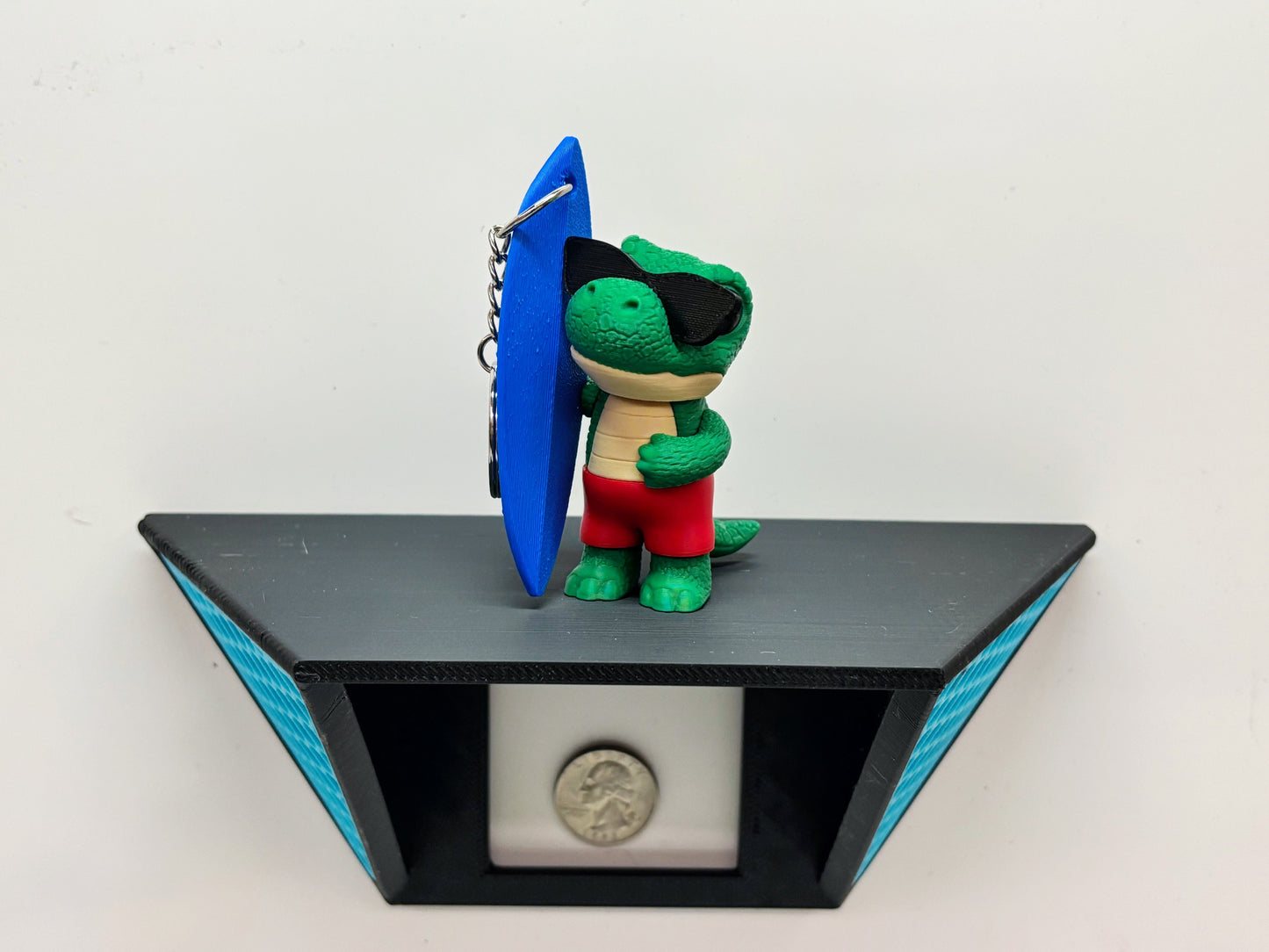 Hooked on Dino Keychain