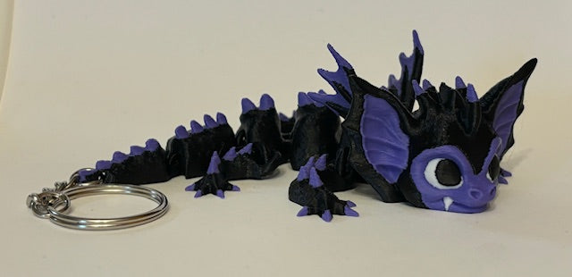 Vampire Dragon Keychain